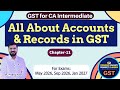GST | Chapter-11 | Accounts & Records | CA Intermediate | by CA Pradeep Kalra