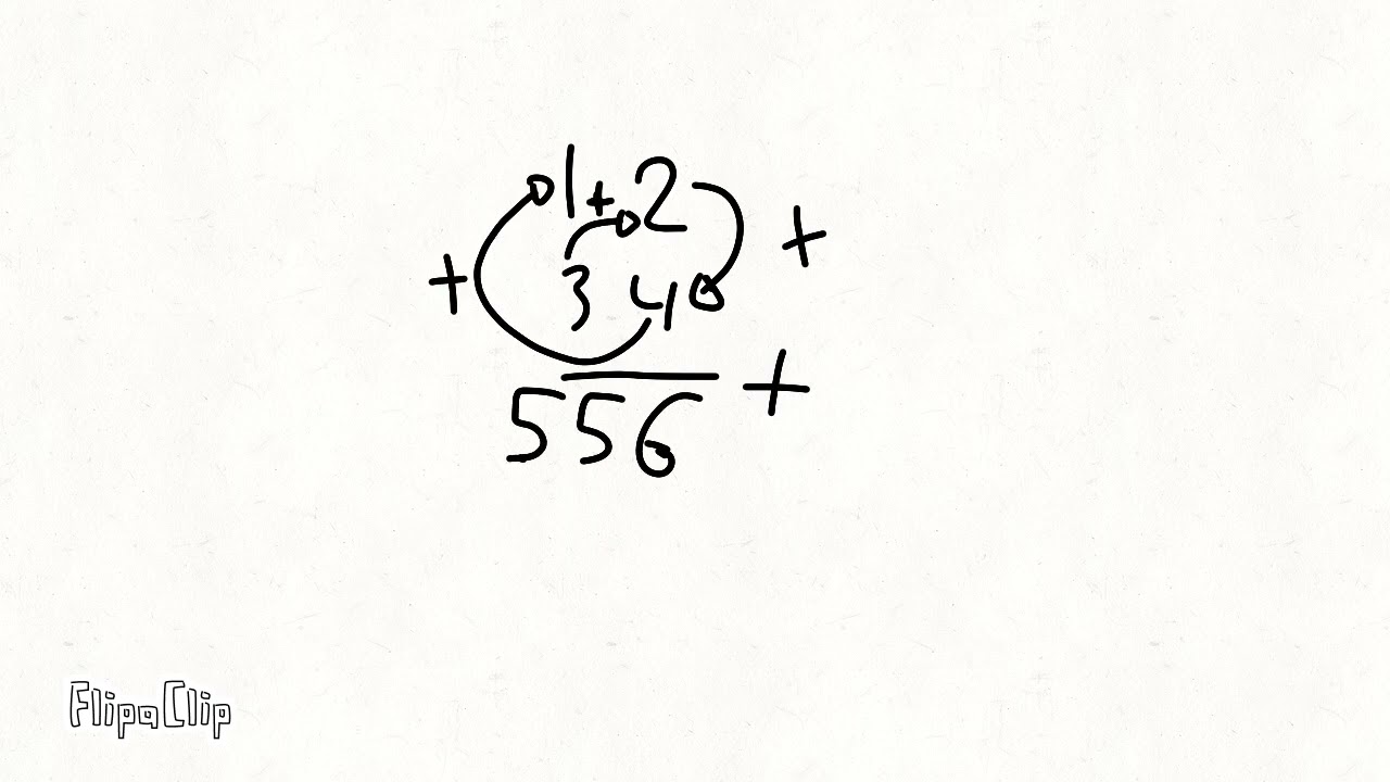 Stacked math exercises