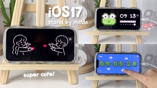 iOS17 Stand By Mode ~ aesthetic widget app and tutorial✨