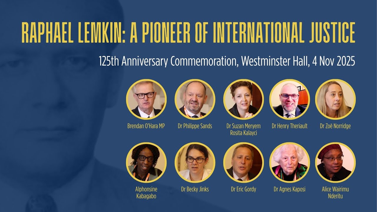 Raphael Lemkin: A Pioneer of International Justice