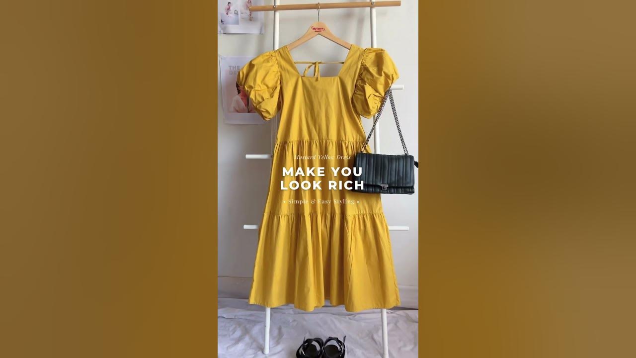 Mustard Yellow Dress Make You Look Rich YouTube