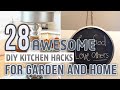 28 Awesome DIY Kitchen Hacks For Garden and Home