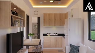 Ide Desain Rumah Mungil yang Nyaman (Hanya 27 Meter Persegi)
