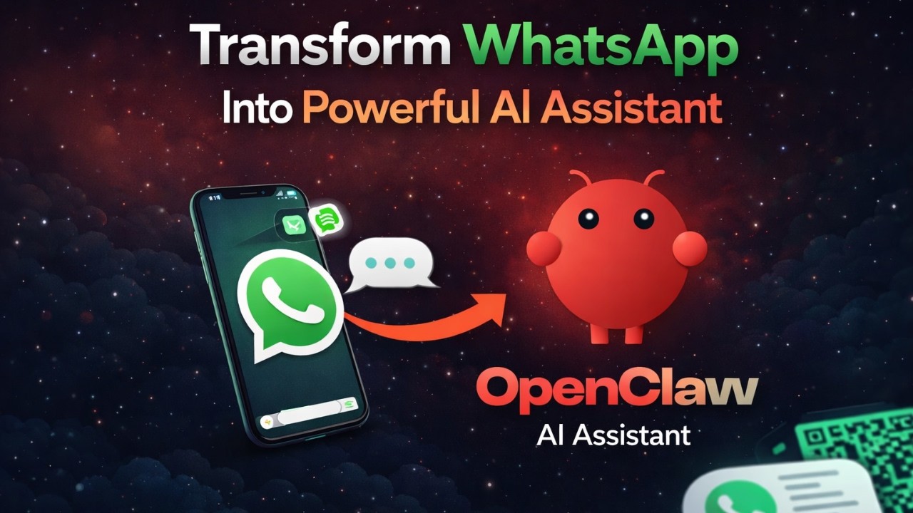 OpenClaw WhatsApp AI assistant setup tutorial screenshot