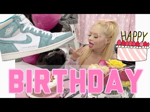 My Birthday & opening gifts new kicks 🎁 ft. My Bunny Boba