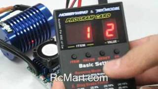 How to setup drag brake for Hobbywing ESC