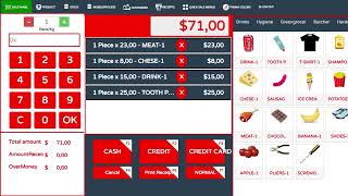Sample Barcode Sales Application Development  #PHP #JS  #Python #html #css