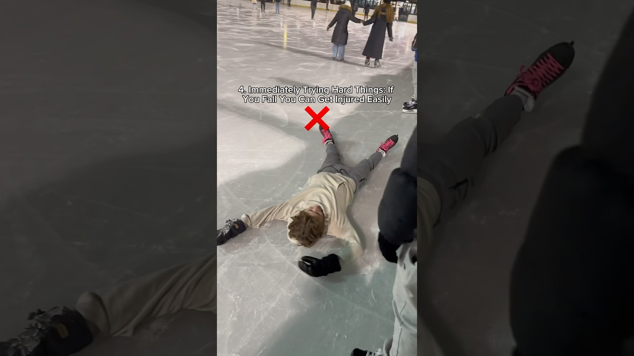 Избегайте этих ошибок новичков в катании на коньках!⚠️