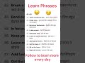 Easy English with Phrases 🤔