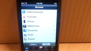 Demonstration of Sharp TV Media Player app screenshot 4