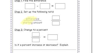 Percent Change and Percent Error VIDEO