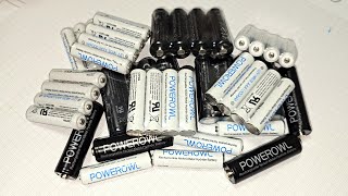 What is the real capacity? Powerowl AA 2800mAh and AAA 1000mAh 1.2V NiMH Rechargeable Batteries 🔋