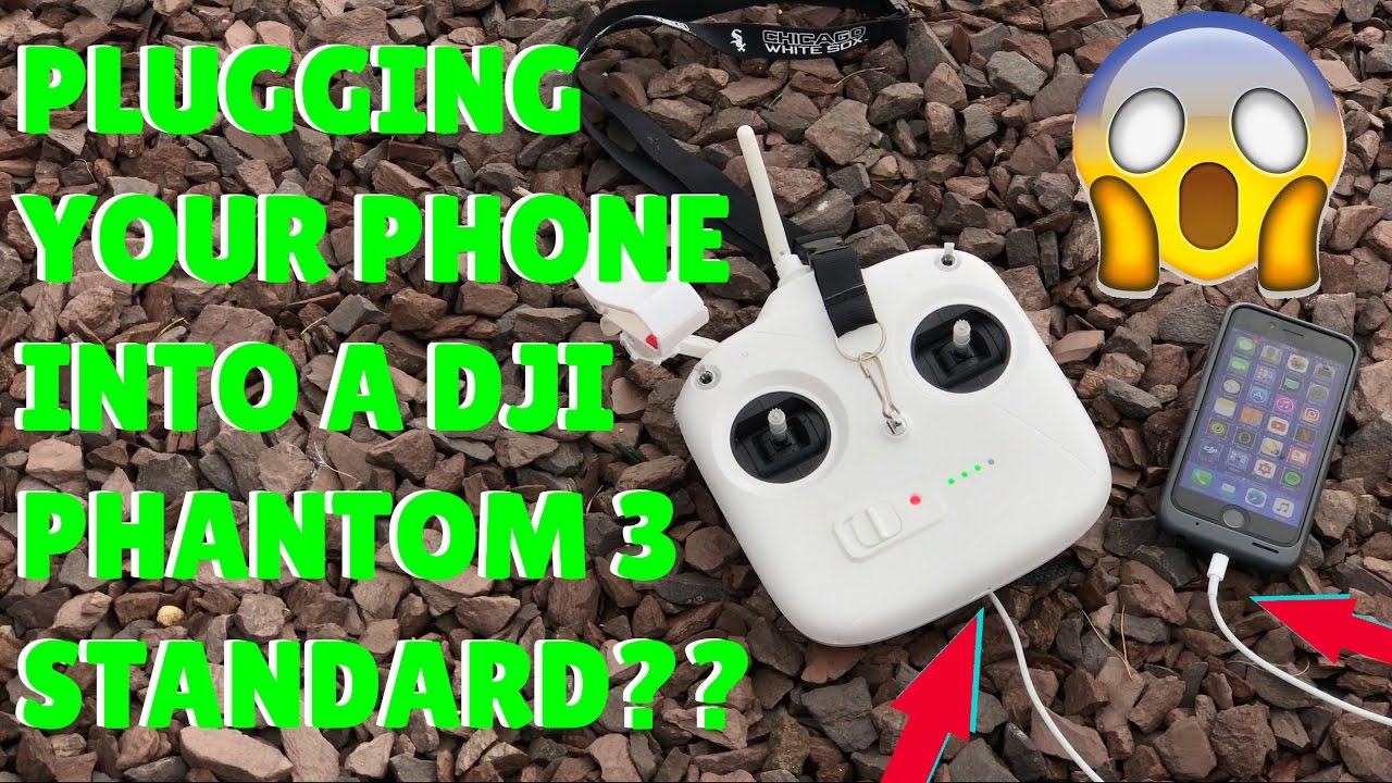 Can an iPhone be Plugged Into a DJI Phantom 3 Controller? -