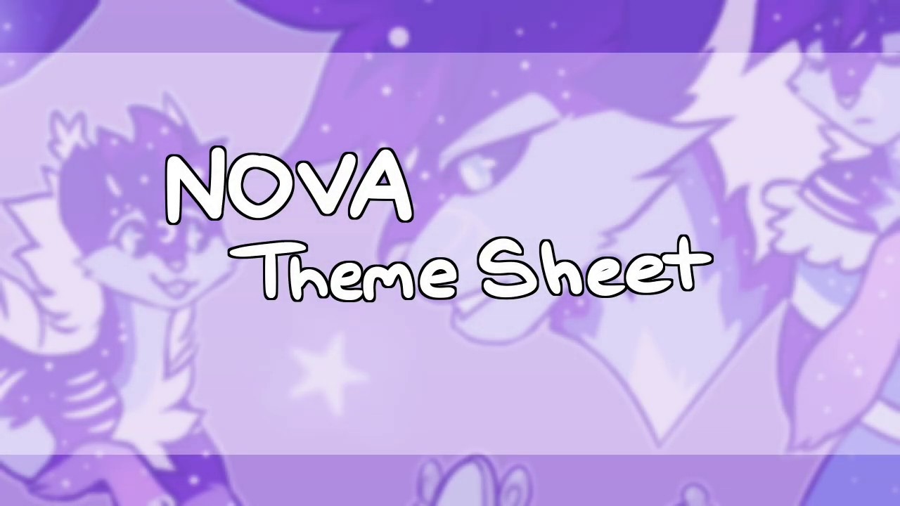 [OC Speedpaint] Nova - Theme Sheet (Commission)