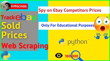track competitors prices on ebay python