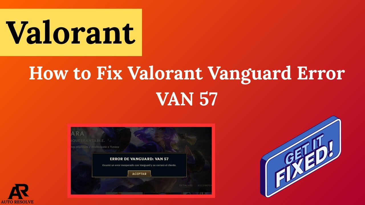 How to Fix Valorant Vanguard Error VAN 57 (2026 Guide)