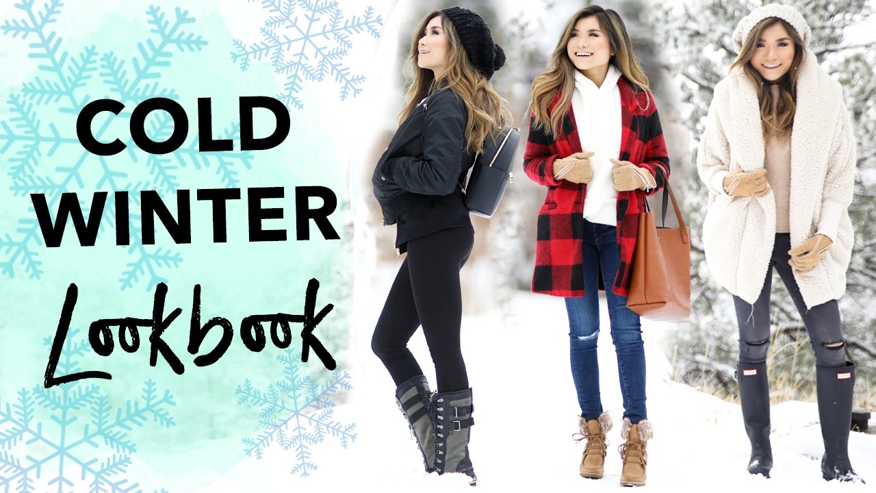 Cold Weather Winter Lookbook, Snow Day Outfit Ideas