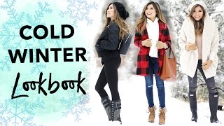Cold Weather Winter Lookbook | Snow Day Outfit Ideas | Miss Louie