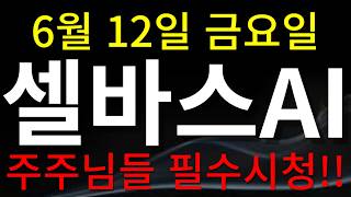 [셀바스AI 주가전망] 주주님들 필수시청!!!