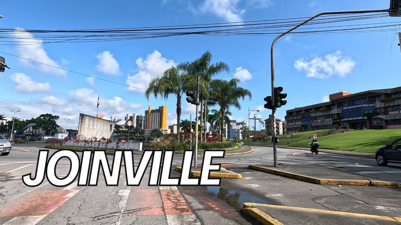 Pedalando em #Joinville. Rua Aubé e Centro.  #asmr #4k