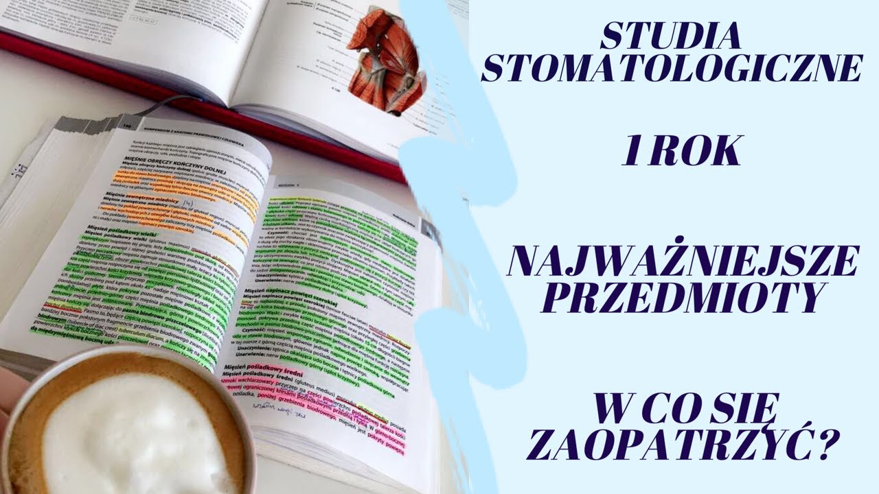 STUDIA STOMATOLOGICZNE | PRZEDMIOTY NA 1 ROKU