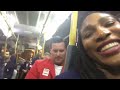 Serena Williams Makes Friends with Canadians on Olympic Bus