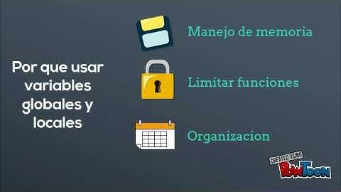 Variables locales y globales
