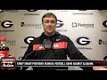 Georgia coach Kirby Smart previews 'physical' Alabama game