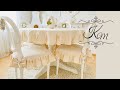 Sewing a chair cover - French style