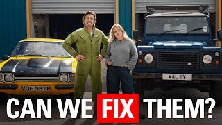 Richard Hammond e Izzy intentan reparar el coche abandonado de la familia Hammond