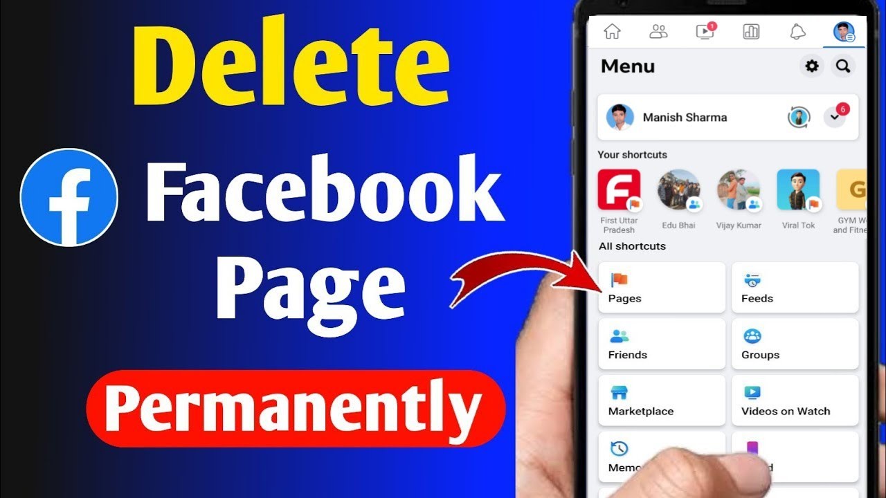 How to Delete Facebook Page Permanently 2023 | Facebook Page Delete ...