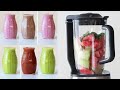 4 РЕЦЕПТА ПОЛЕЗНЫХ СМУЗИ🍓🍌🍉 ВКУСНО И ОЧЕНЬ БЫСТРО