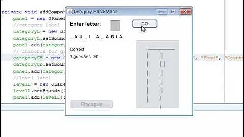 Hangman Game in Java