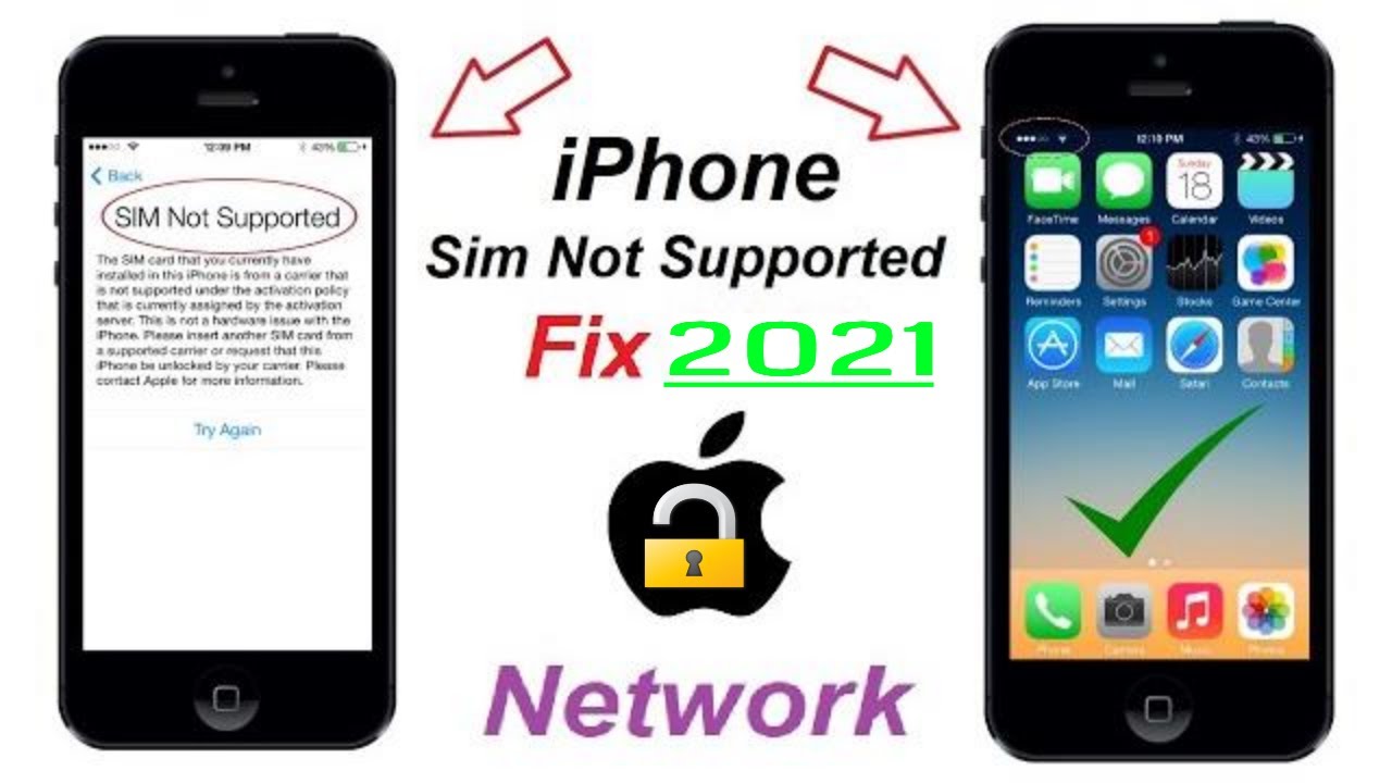 Sim Unlocked an iPhone ✅ How to Remove Apple ID/ Sim Not Supported!! All Country