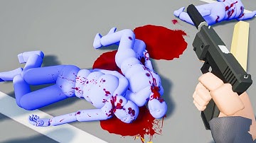 HyperBox - Very Realistic Euphoria Physics! Active Ragdoll and Gore! #32