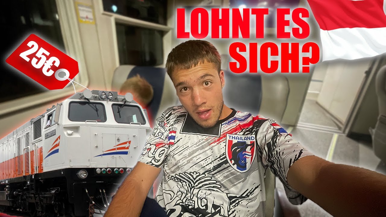 25€ EXECUTIVE CLASS Zug auf JAVA, Indonesien (lohnt es sich?) - YouTube