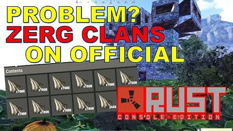 Rust Console Edition Zerg problem on Official? Look what I find!!.. PS5 Gameplay