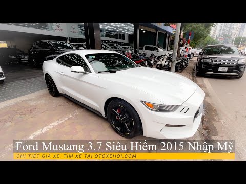 Video Ford Mustang 3.7L xe ô tô cũ Siêu Hiếm 2015 Nhập Mỹ - youtube