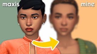 TURNING THE EA STARTER SIMS INTO MY SIMS ✨ | Sims 4 CC CAS