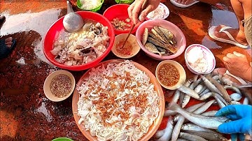 Ngư Dân Lần Đầu Làm Món Gỏi Cá Đục Đặc Sản Nhiều Vùng | Anh Ngư Phủ #222