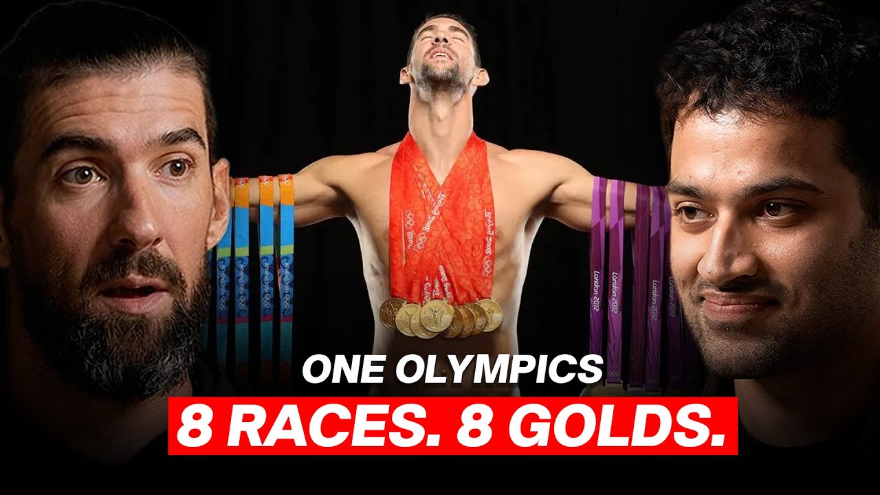 Story Of Beijing 2008 With 8 Gold Medals | Michael Phelps | Raj Shamani Clips