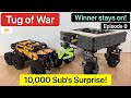 TUG OF WAR! Lego technic 42099 6x6 vs Mighty Bobber! Winner Stays On! Eps 8 + 10,000 Sub Surprise 4K