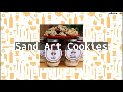 Recipe Sand Art Cookies
