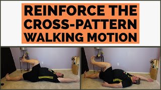Sync the Walking Cross-Pattern Motion with Cross Crawling