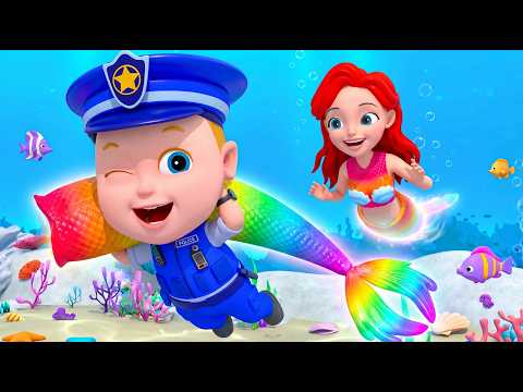Find the Mermaid Tail | Mermaid Lost Her Tail | Nursery Rhymes & Kids Songs
