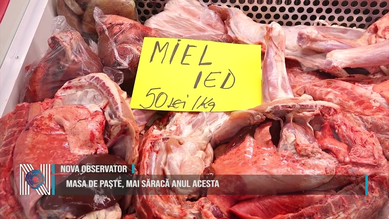 MASA DE PAȘTE, MAI SĂRACĂ ANUL ACESTA