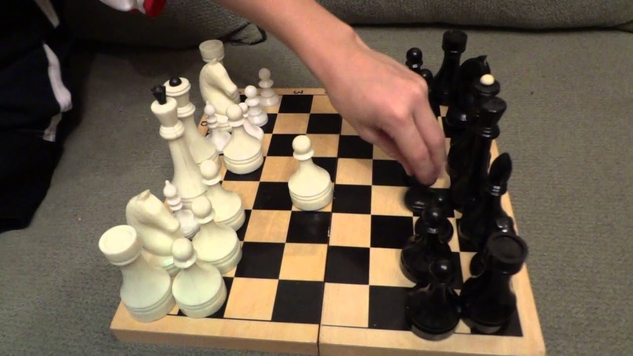 Детский мат в шахматах - YouTube