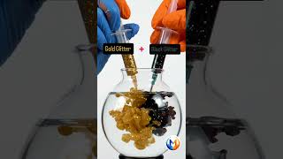 Liquid Color Collision 😍 ASMR Experiment #shorts