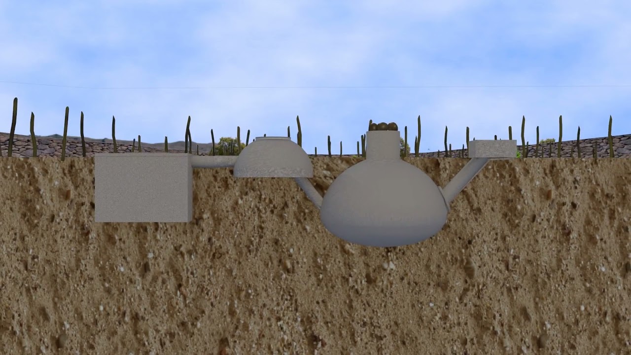 Digesteur à dôme : production de digestat - Techniques d'assainissement durable