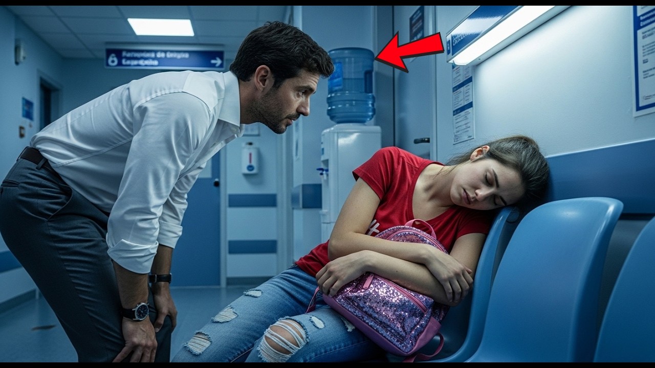 La vio durmiendo en una silla del hospital desde hacía 3 días… cuando supo por qué, no pudo irse